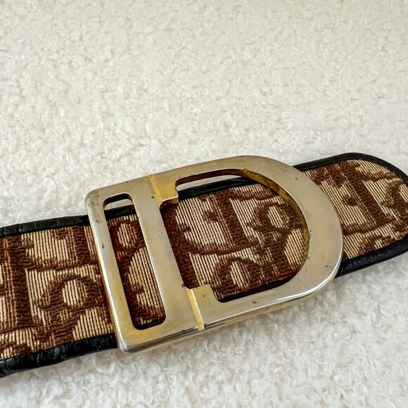 Vintage Dior Oblique Monogram Trotter Women\'s Belt main image 4